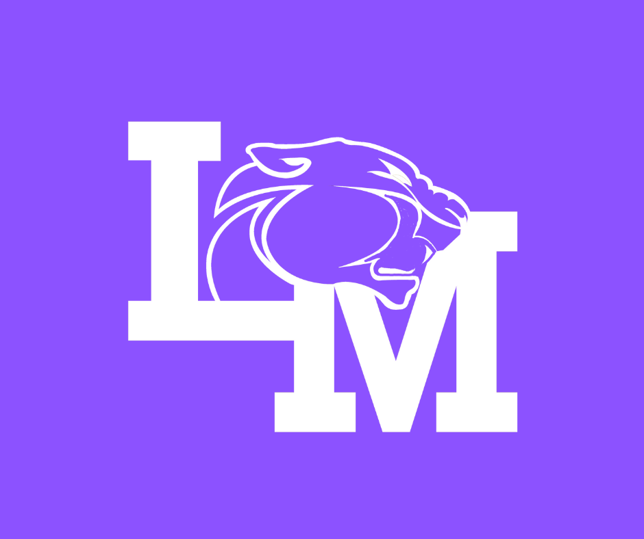 purple background with LM logo